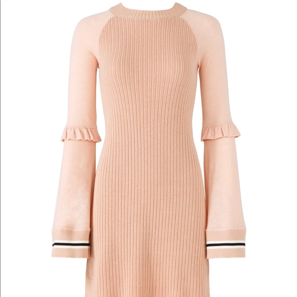 Free People Beaumont Bell Sleeve Dress Size S